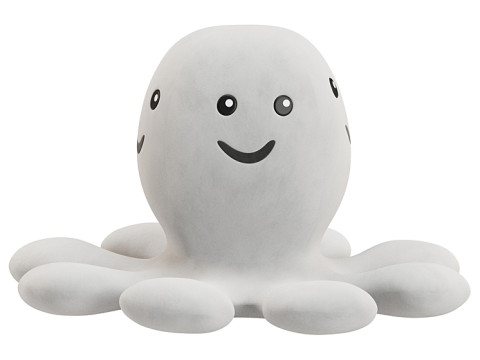 Smile Plush Toy 3D Model