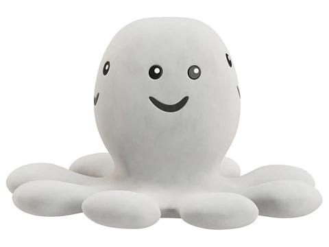 Smile Plush Toy 3D Model