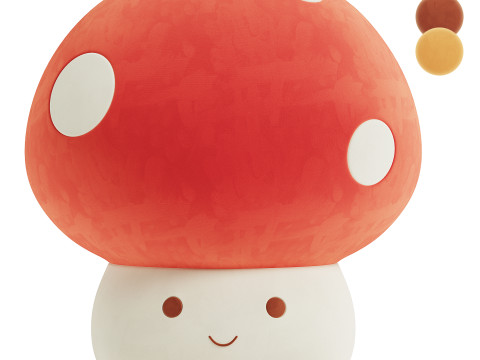 SpottedMushroom Kids Animal Toy 3D 모델
