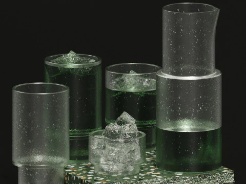 장식 세트 017 3D 모델