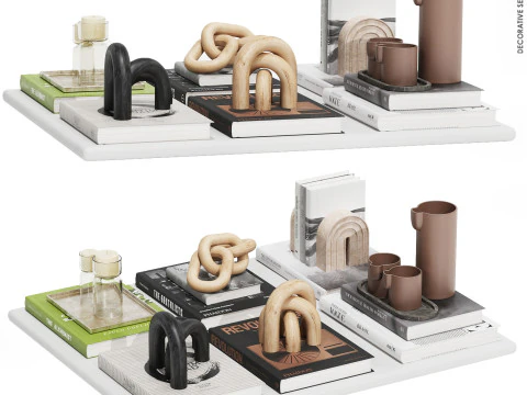 Decorative set 06 3D Model