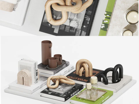 Decorative set 06 3D Model