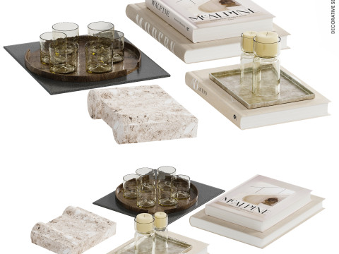 Decorative set-04 3D Model