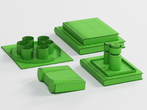 Decorative set-04 3D Model