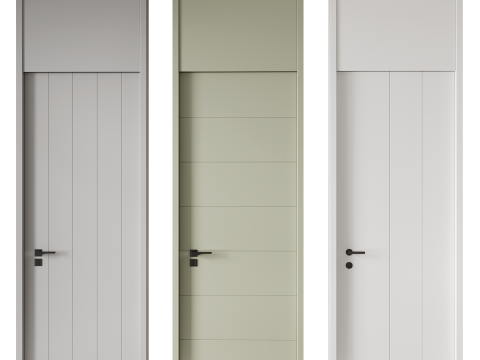 Door set 25 3D Model