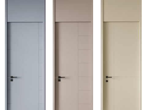 Door set 26 3D Model