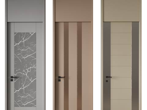 Door set 28 3D Model