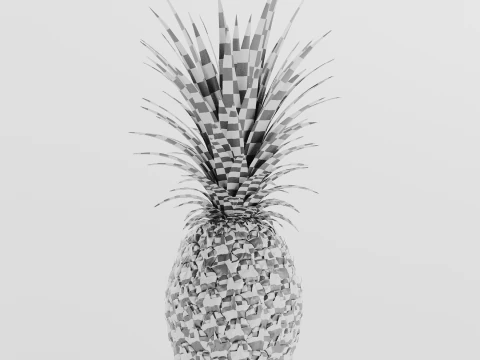 Ananas 3D मॉडल