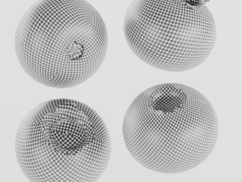 블루베리 3D 모델