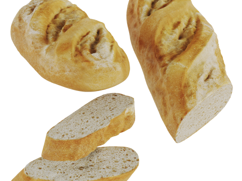 Bread Model 3D