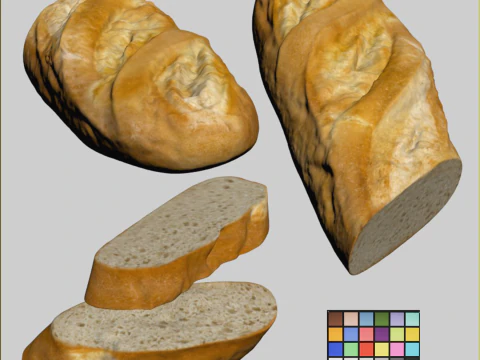 Pain Modèle 3D
