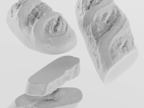 Pain Modèle 3D