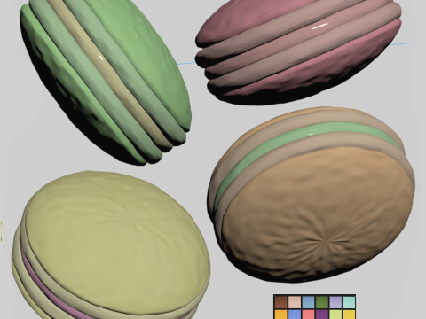 Cake Model 3D