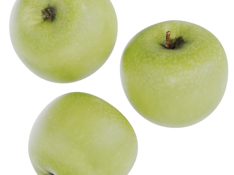 Green Apple 3D Model