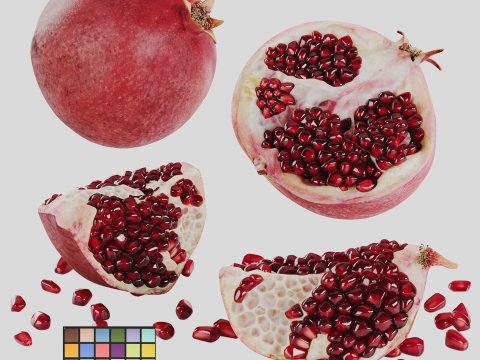 Pomegranate 3Dモデル