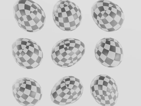 Qauil eggs 3D Model