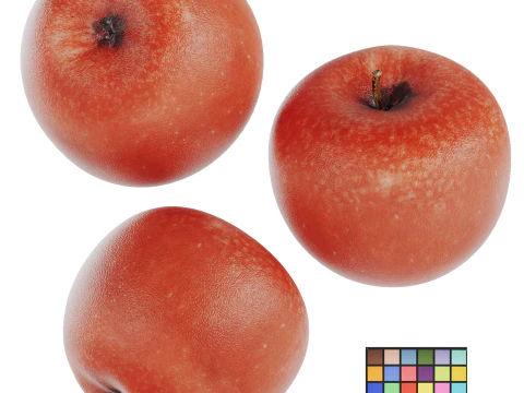 Red Apple 3D Model