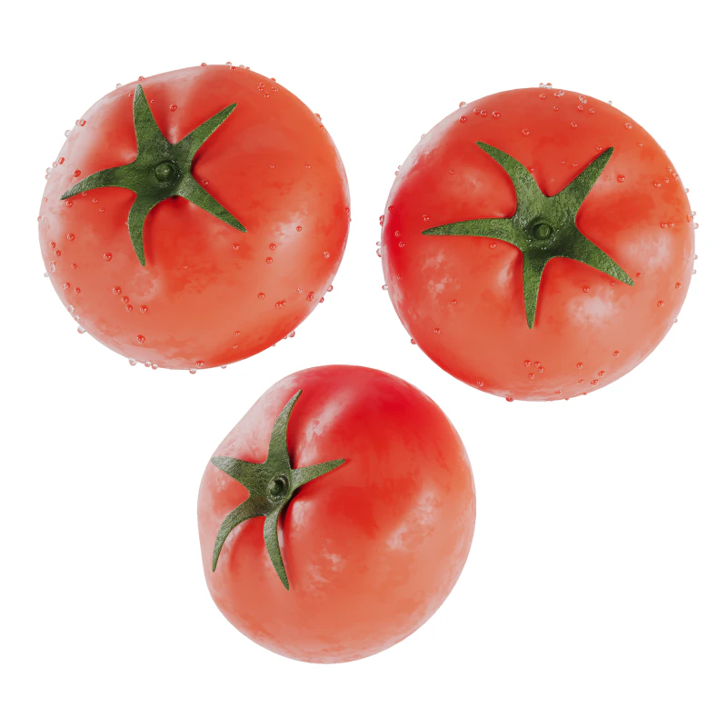 Tomato 3D Model .c4d .max .obj .3ds .fbx .stl .blend 