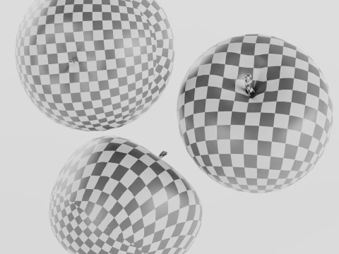 Yellow Apple 3D Model