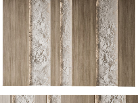 벽면 패널 38 3D 모델