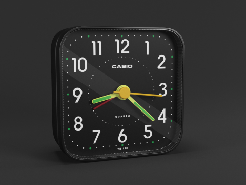 Alarm Casio Clock 3D Model