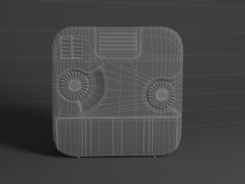 Alarm Casio Clock Modello 3D