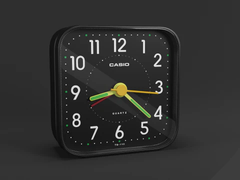 Alarm Casio Clock 3D Model