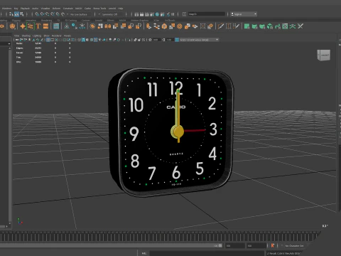 Alarm Casio Clock 3D Model