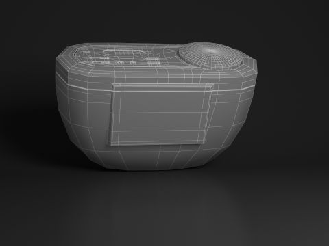 Alarm Talking Digital Clock Modèle 3D