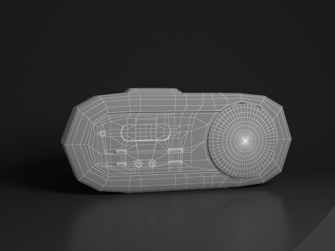 Alarm Talking Digital Clock 3D Model