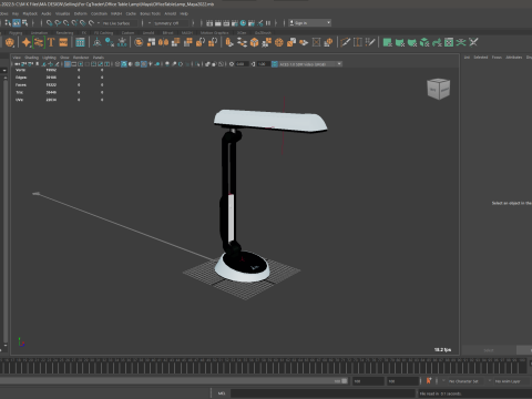Office Table Lamp Modelo 3D