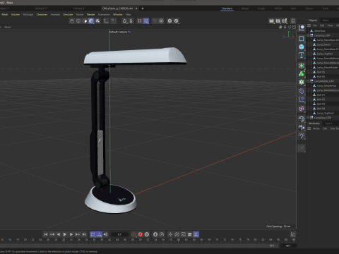 Office Table Lamp Modelo 3D