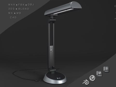 Офісна настільна лампа 3D Модель