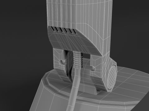 Office Table Lamp 3D Model