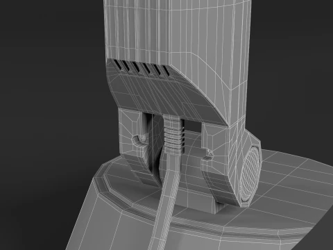 Office Table Lamp 3D Model