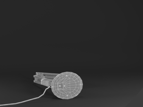 Office Table Lamp 3D Model