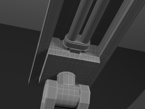 Office Table Lamp 3D Model