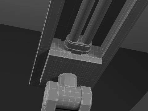 Office Table Lamp 3D Model