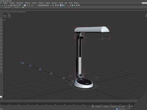 Office Table Lamp 3D Model