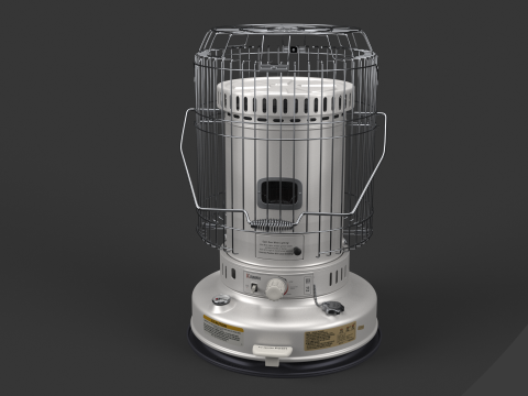 Керосиновий обігрівач WKH23 Білий 3D Модель