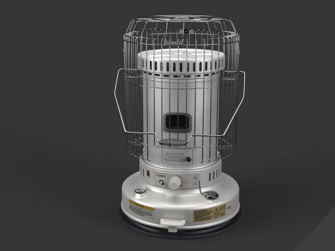 Kerosene Heater WKH23 White 3D Model