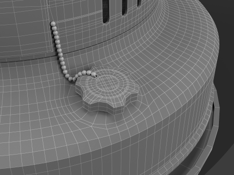 Керосиновий обігрівач WKH23 Білий 3D Модель