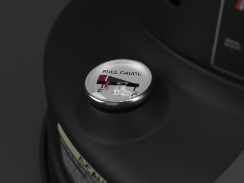 Aquecedor a Querosene WKH23 Preto Modelo 3D