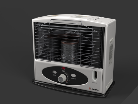 Aquecedor a Querosene WKH110 Branco Modelo 3D