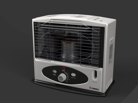 Kerosene Heater WKH110 White 3D Model
