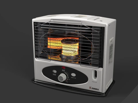 Kerosene Heater WKH110 White 3D Model