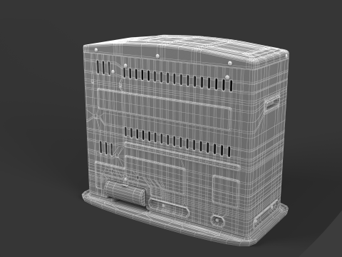 Aquecedor a Querosene WKH110 Branco Modelo 3D