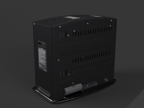 Aquecedor a Querosene WKH110 Preto Modelo 3D