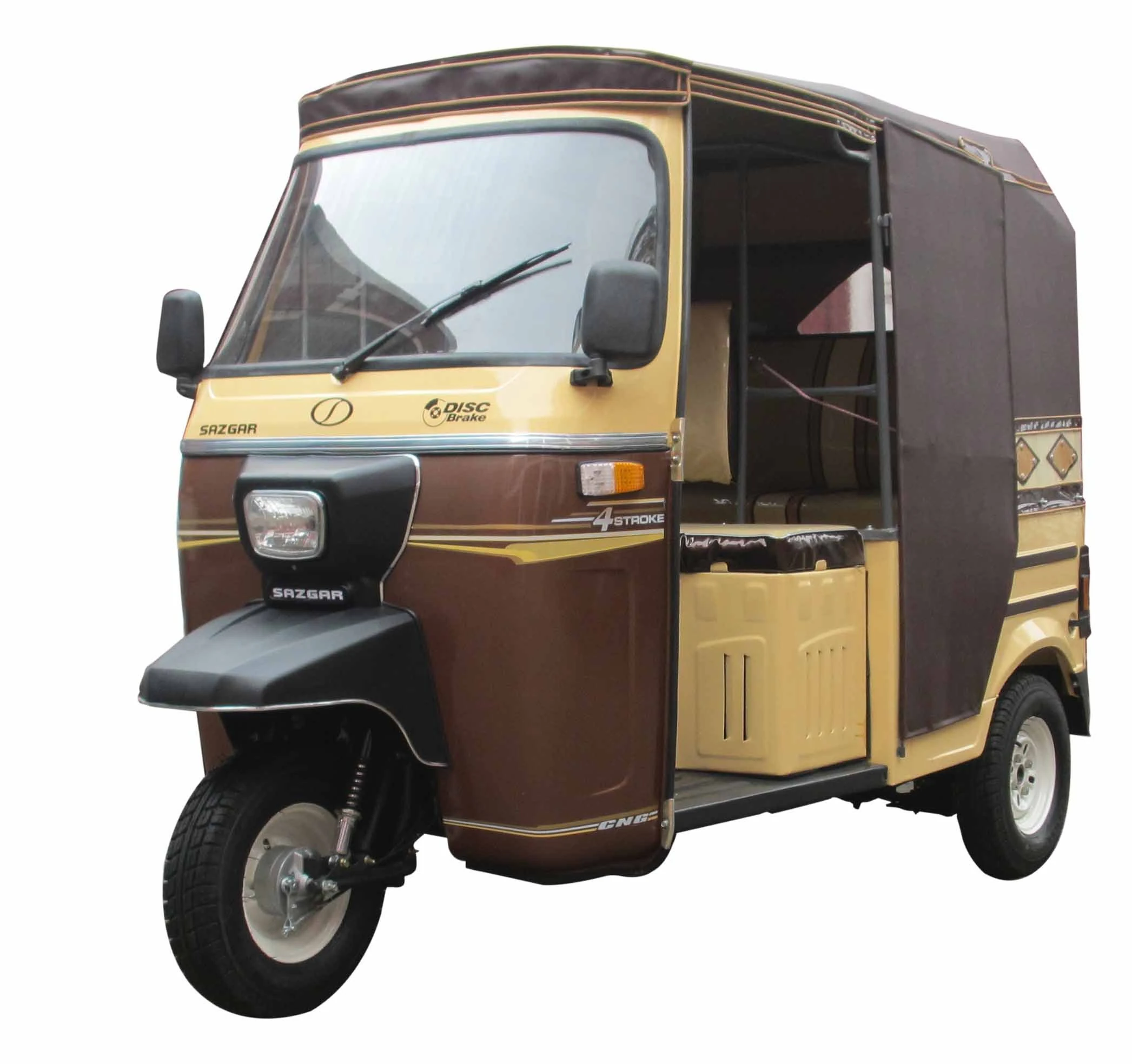 Pakistani Style Auto Rickshaw 3D Model .c4d .max .obj .3ds .fbx .stl .blend