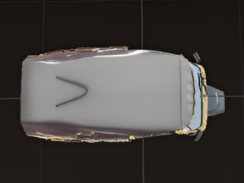 Pakistani Style Auto Rickshaw 3D Model